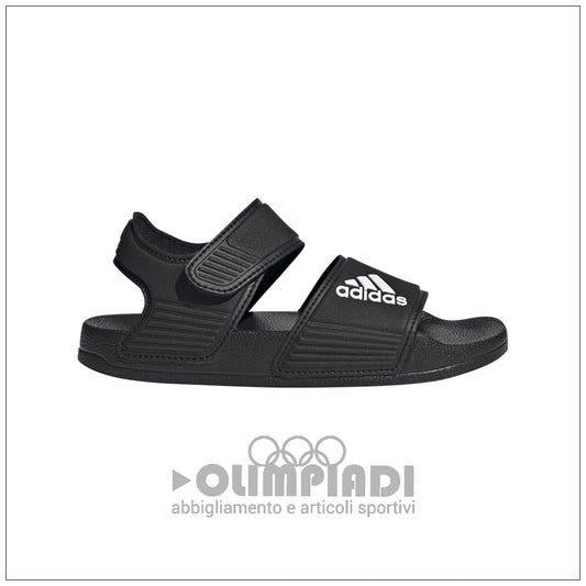 Sandali Bambino Adidas Adilette Sandal K - GW0344 Neri | Comfort Estivo