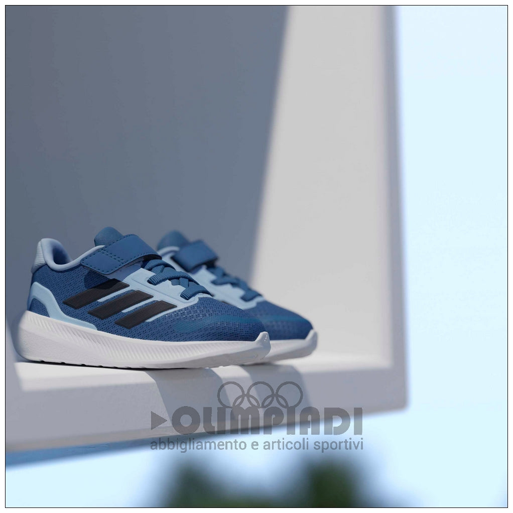 Scarpe Neonato Adidas Run Falcon 5 EL I - IH6864 Blu | Leggerezza e Comfort