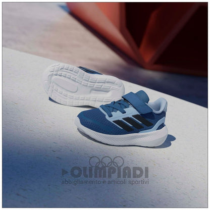 Scarpe Neonato Adidas Run Falcon 5 EL I - IH6864 Blu | Leggerezza e Comfort