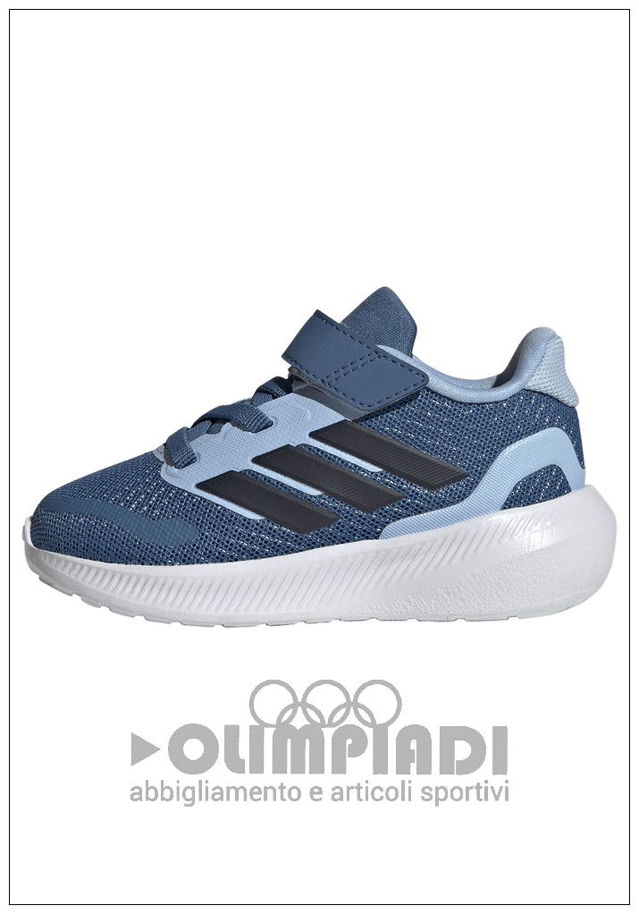Scarpe Neonato Adidas Run Falcon 5 EL I - IH6864 Blu | Leggerezza e Comfort
