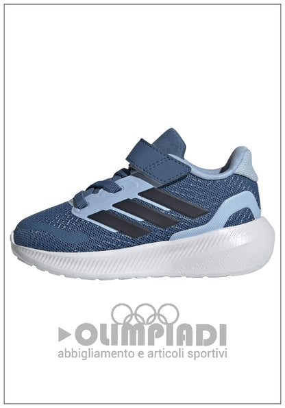 Scarpe Neonato Adidas Run Falcon 5 EL I - IH6864 Blu | Leggerezza e Comfort