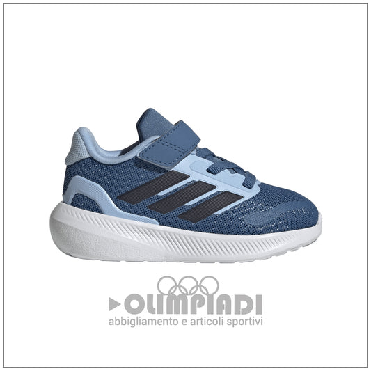 Scarpe Neonato Adidas Run Falcon 5 EL I - IH6864 Blu | Leggerezza e Comfort