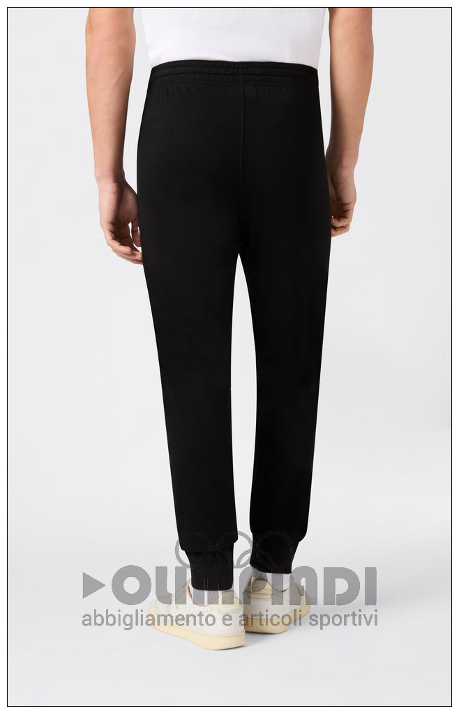 Pantaloni Tuta Uomo Champion Rib Cuff - 220807 Neri | Tasche con Zip cotone french terry