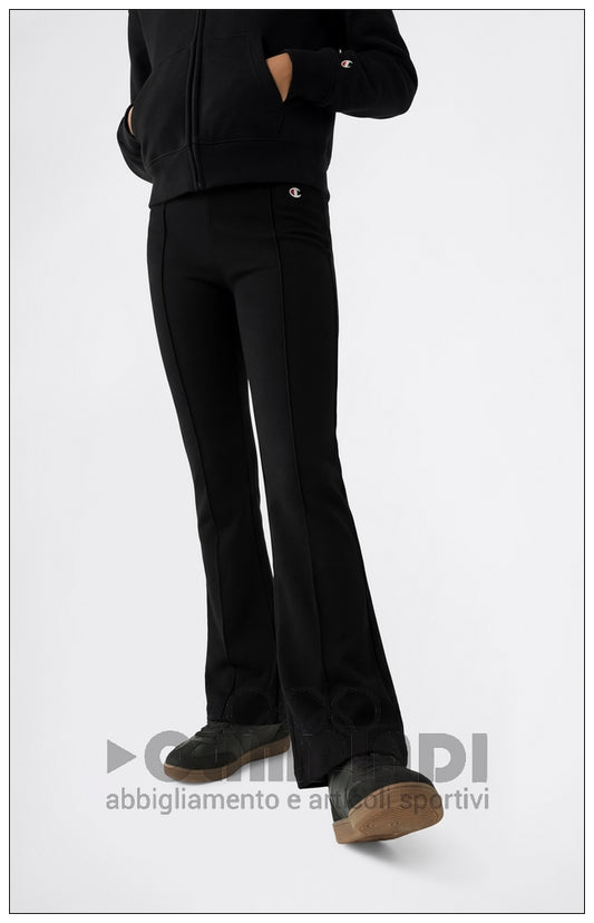 Pantaloni Pantajazz Ragazza Champion - 405215 Neri | Cotone Stretch