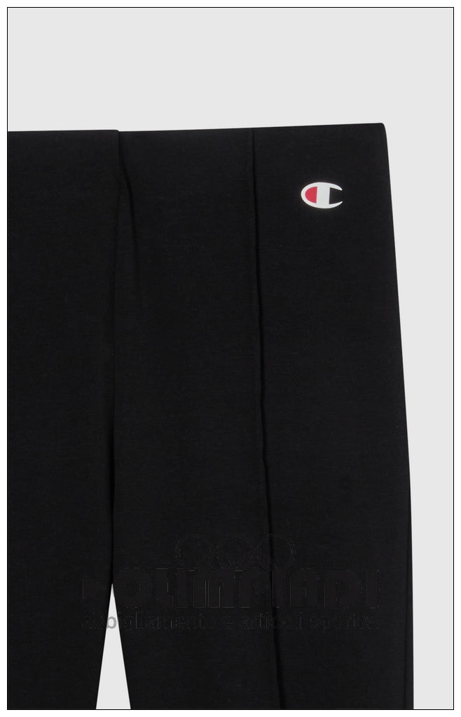 Pantaloni Pantajazz Ragazza Champion - 405215 Neri | Cotone Stretch