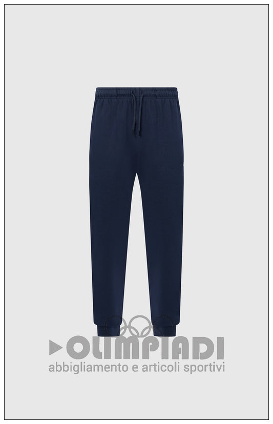 Pantaloni Tuta Ragazzo Champion Rib Cuff - 307051 Blu Navy | Cotone