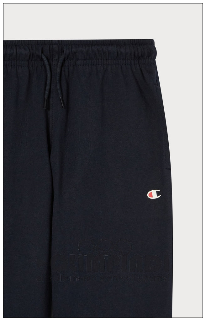 Pantaloni Tuta Ragazzo Champion Rib Cuff - 307051 Blu Navy | Cotone