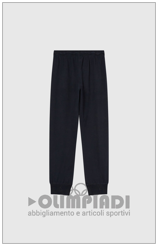 Pantaloni Tuta Ragazzo Champion Rib Cuff - 307051 Blu Navy | Cotone