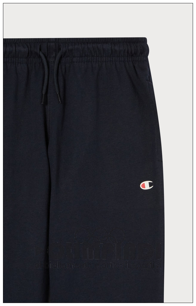 Pantaloni Tuta Ragazzo Champion Rib Cuff - 307051 Blu Navy | Cotone