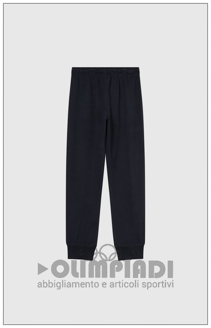 Pantaloni Tuta Ragazzo Champion Rib Cuff - 307051 Blu Navy | Cotone