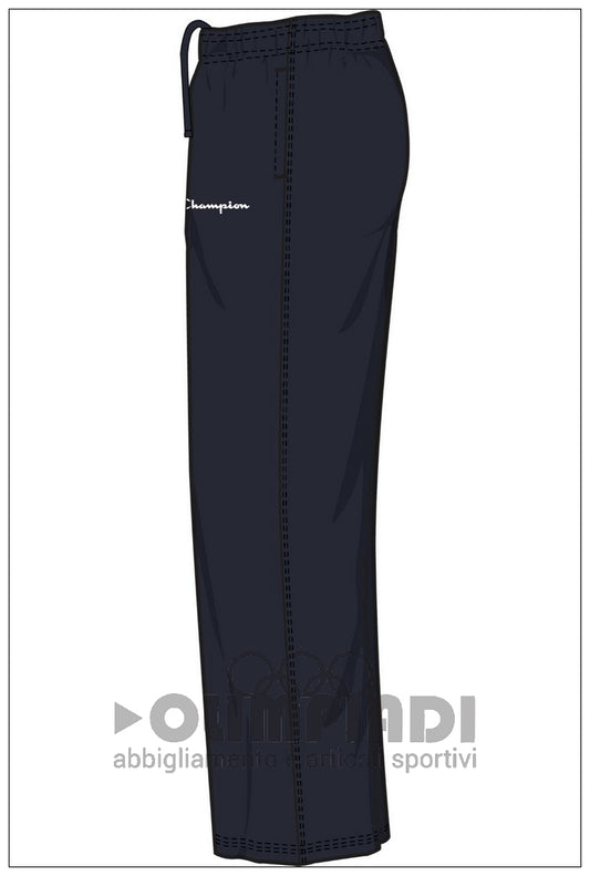 Pantaloni Tuta Uomo Champion Straight Hem - 221805 Blu Navy