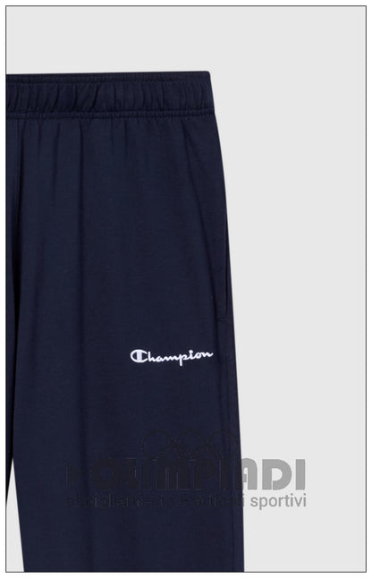 Pantaloni Tuta Uomo Champion Straight Hem - 221805 Blu Navy