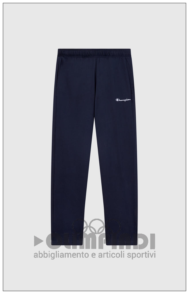Pantaloni Tuta Uomo Champion Straight Hem - 221805 Blu Navy