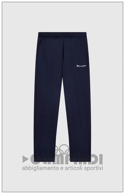 Pantaloni Tuta Uomo Champion Straight Hem - 221805 Blu Navy