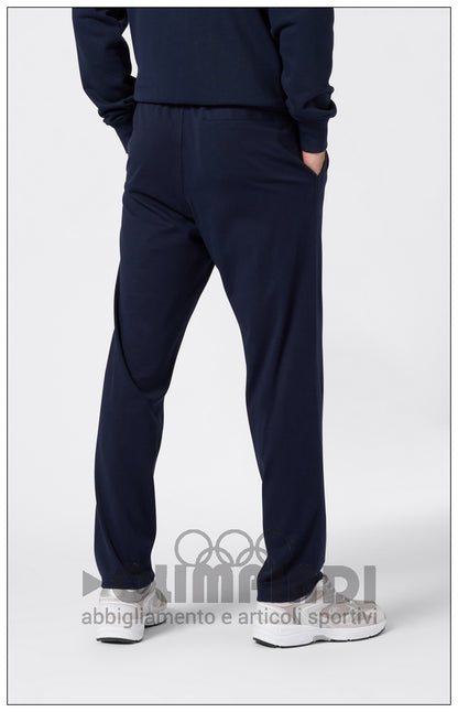 Pantaloni Tuta Uomo Champion Straight Hem - 221805 Blu Navy