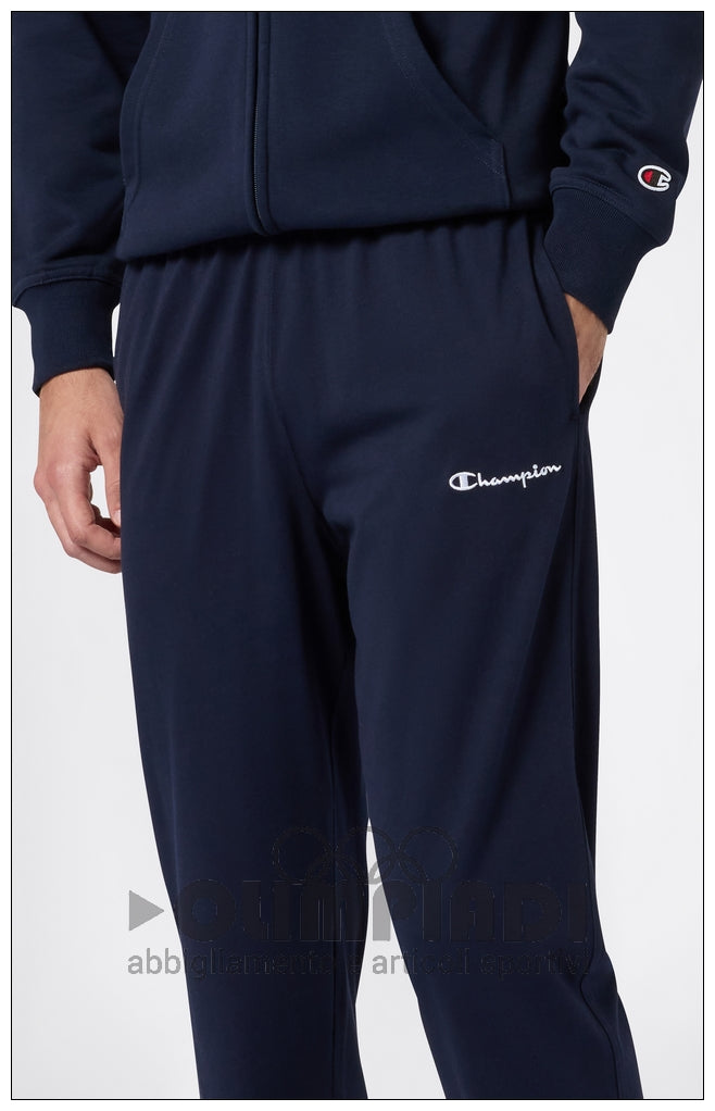 Pantaloni Tuta Uomo Champion Straight Hem - 221805 Blu Navy