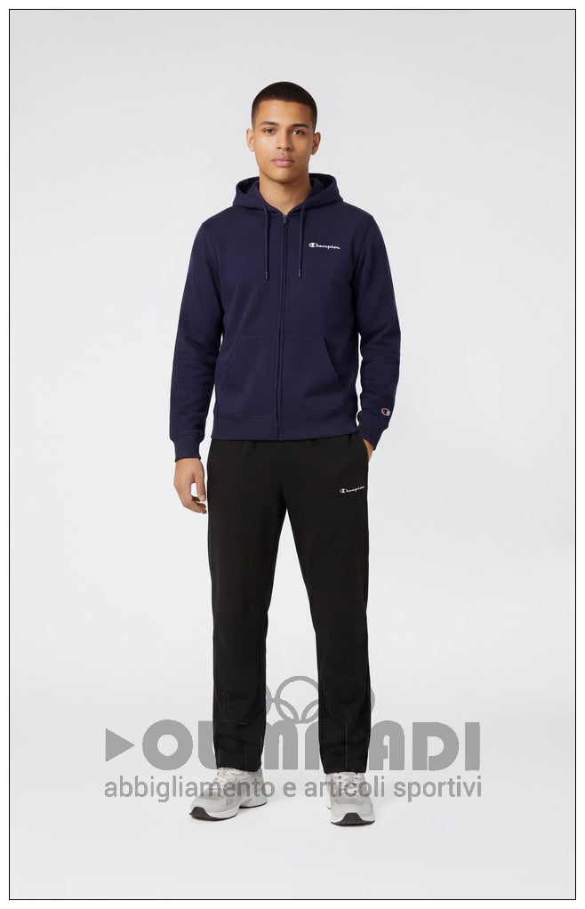 Pantaloni Tuta Uomo Champion Straight Hem - 221805 Neri | Cotone