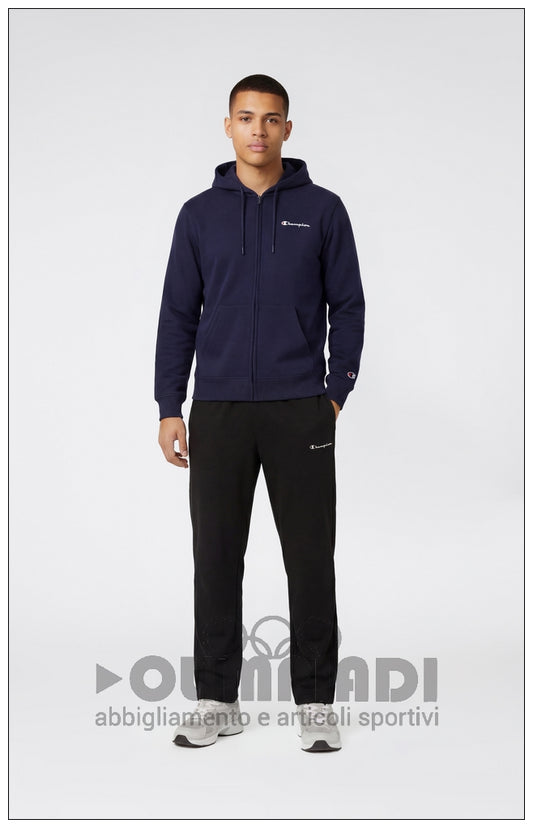 Pantaloni Tuta Uomo Champion Straight Hem - 221805 Neri | Cotone
