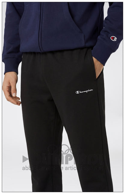 Pantaloni Tuta Uomo Champion Straight Hem - 221805 Neri | Cotone