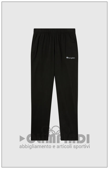 Pantaloni Tuta Uomo Champion Straight Hem - 221805 Neri | Cotone