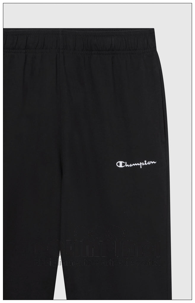Pantaloni Tuta Uomo Champion Straight Hem - 221805 Neri | Cotone