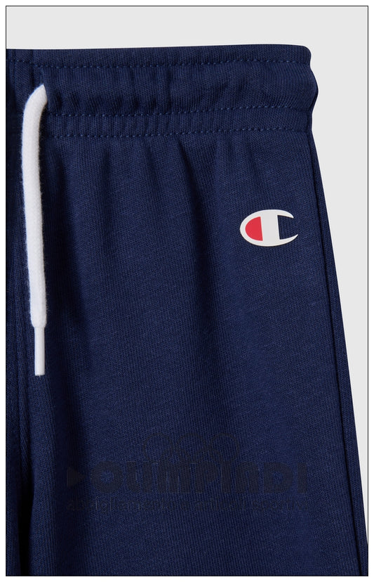 Tuta Neonato Champion Crewneck Suit - 307561 Verde e Blu | French Terry