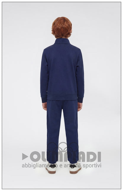 Tuta Ragazzo Champion Full Zip - 307536 Blu Navy | Cotone