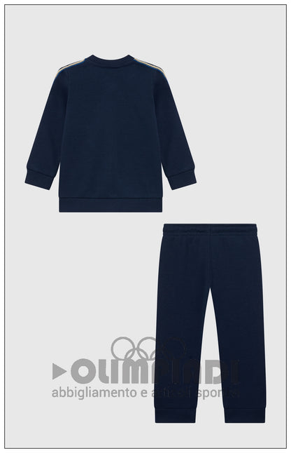 Tuta Bambino Champion Sweatsuit - 307583 Blu Navy | Bande Logate