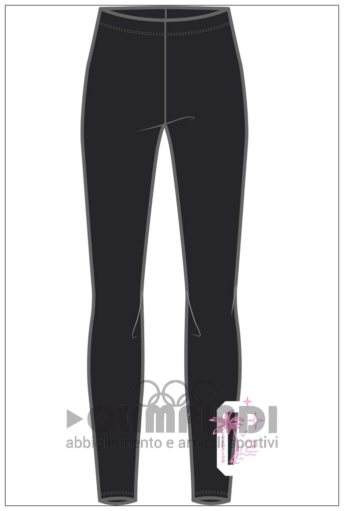 Leggings Ragazza Champion - 405373 Neri | Cotone Stretch