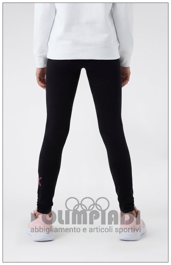 Leggings Ragazza Champion - 405373 Neri | Cotone Stretch