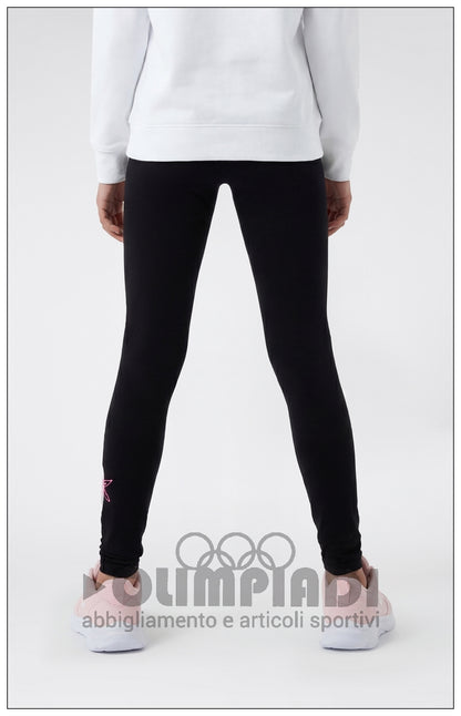 Leggings Ragazza Champion - 405373 Neri | Cotone Stretch