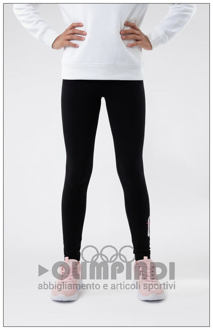 Leggings Ragazza Champion - 405373 Neri | Cotone Stretch