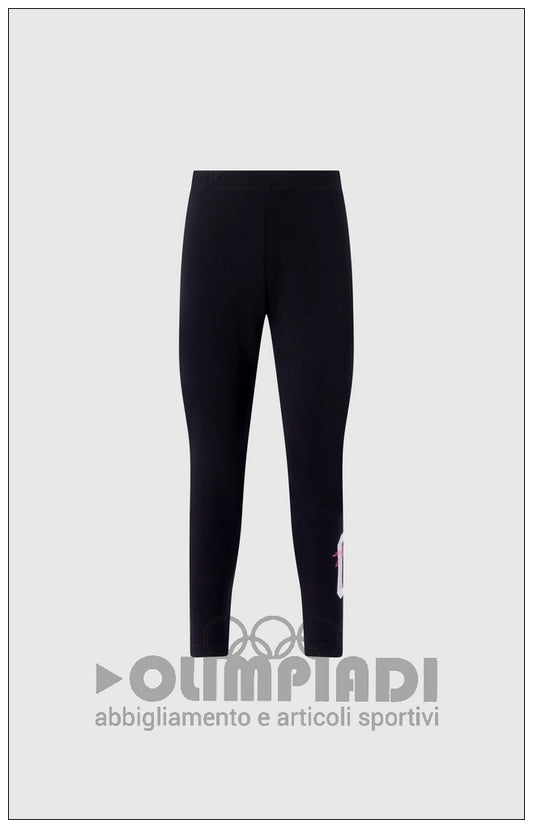 Leggings Ragazza Champion - 405373 Neri | Cotone Stretch