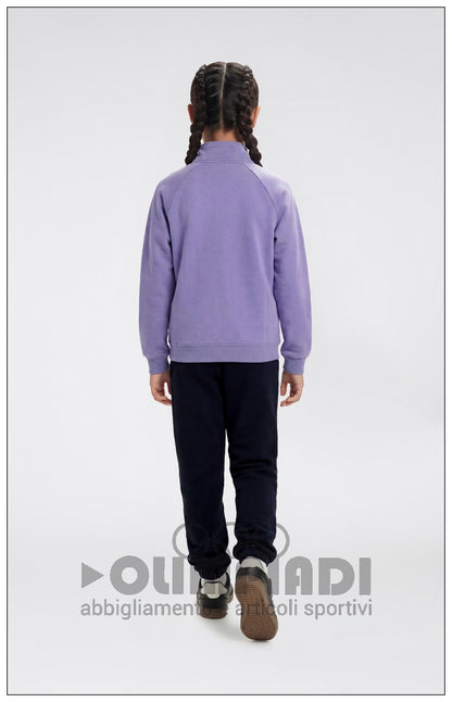 Tuta Bambina Champion Sweatsuit - 405380 Lilla e Nera | Misto Cotone