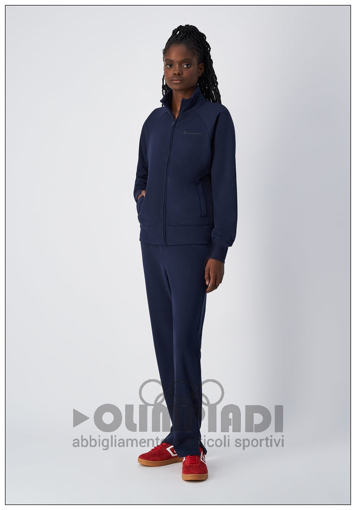Tuta Donna Champion Slim Fit - 117988 Blu Navy | French Terry