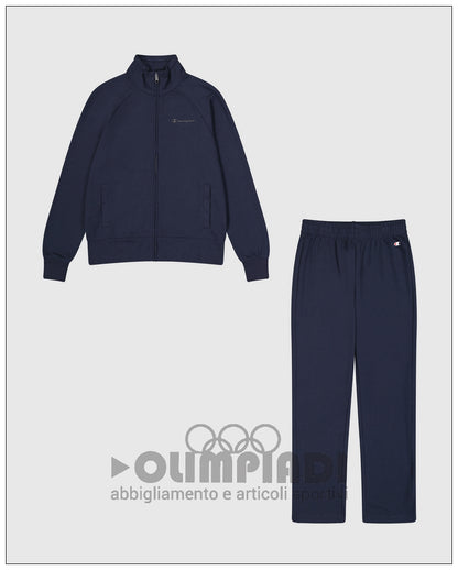 Tuta Donna Champion Slim Fit - 117988 Blu Navy | French Terry