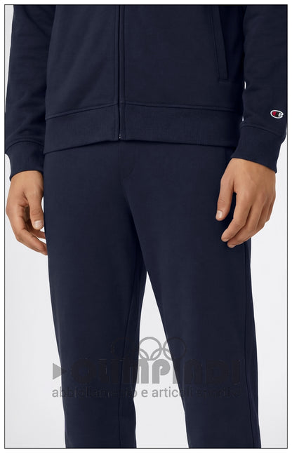 Tuta Uomo Champion Full Zip - 222248 Blu Navy | French Terry