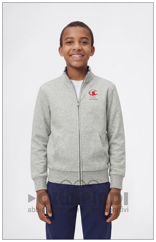 Tuta Ragazzo Champion Full Zip - 307536 Grigia e Blu | French Terry