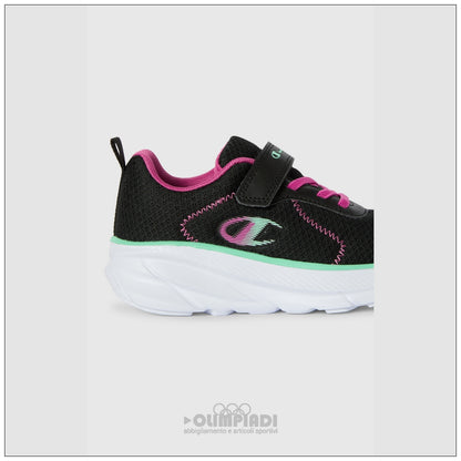 Scarpe Bambina Champion HRO J Low Cut - S33253 Nere e Rosa
