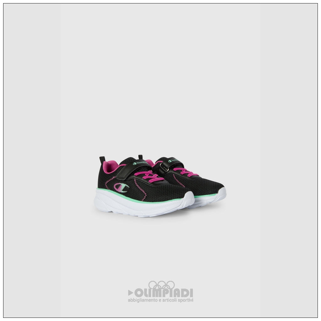 Scarpe Bambina Champion HRO J Low Cut - S33253 Nere e Rosa