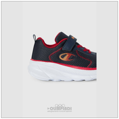 Scarpe Bambino Champion HRO J Low Cut - S33252 Blu e Rosse