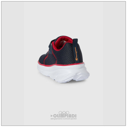 Scarpe Bambino Champion HRO J Low Cut - S33252 Blu e Rosse