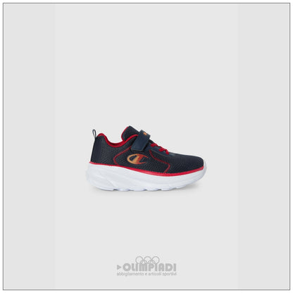 Scarpe Bambino Champion HRO J Low Cut - S33252 Blu e Rosse