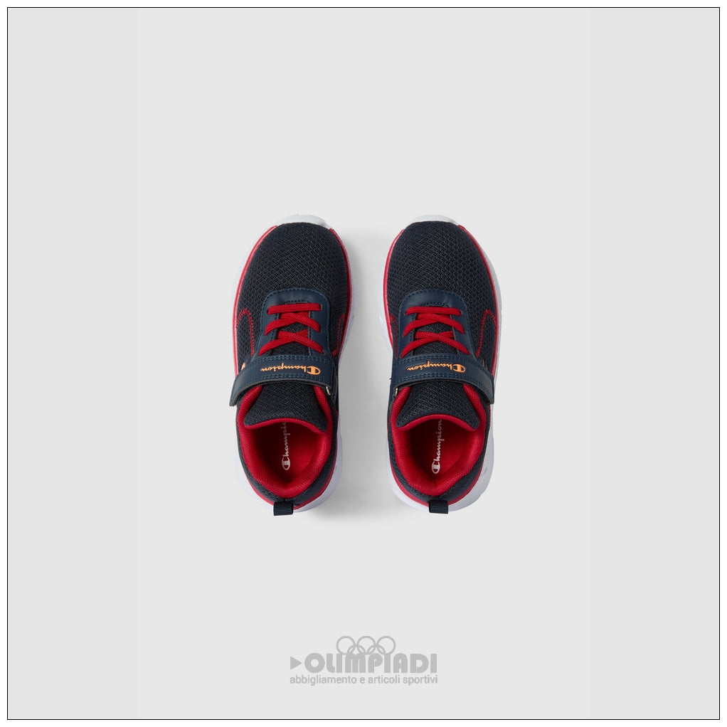 Scarpe Bambino Champion HRO J Low Cut - S33252 Blu e Rosse