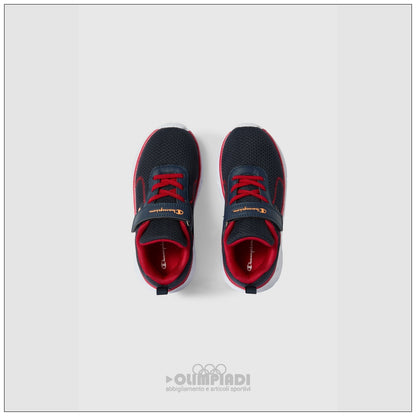 Scarpe Bambino Champion HRO J Low Cut - S33252 Blu e Rosse