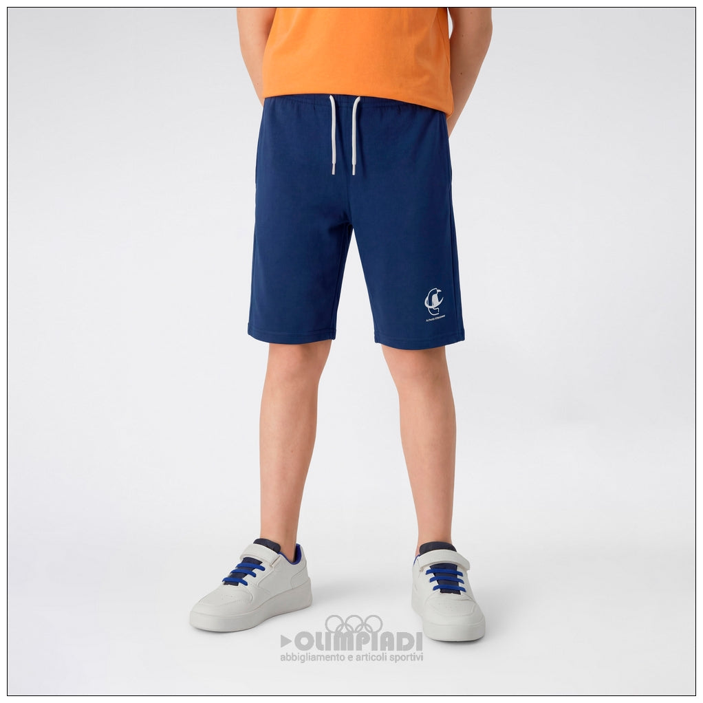 Pantaloncini Bermuda Bambino Champion - 307551 Blu Navy | Cotone