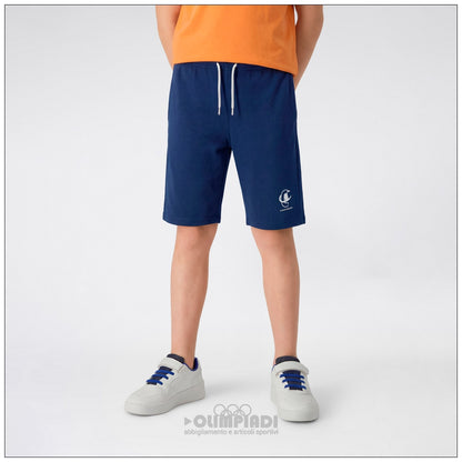Pantaloncini Bermuda Bambino Champion - 307551 Blu Navy | Cotone