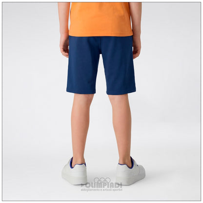 Pantaloncini Bermuda Bambino Champion - 307551 Blu Navy | Cotone