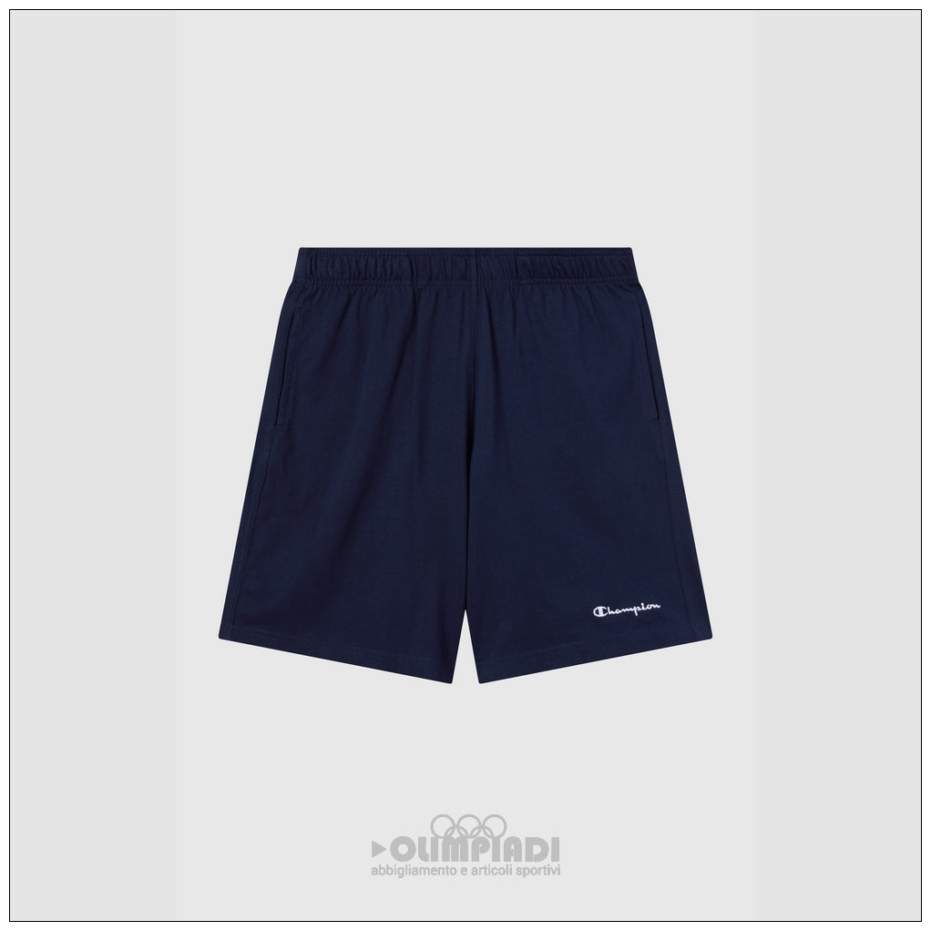 Pantaloncini Bermuda Uomo Champion - 221806 Blu Navy | French Terry
