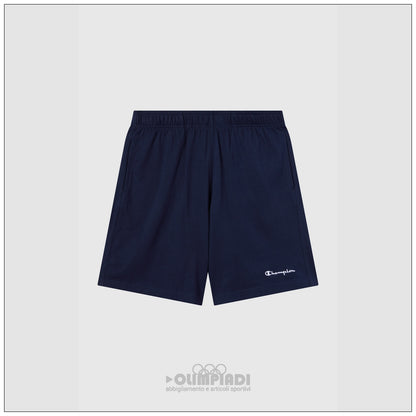 Pantaloncini Bermuda Uomo Champion - 221806 Blu Navy | French Terry